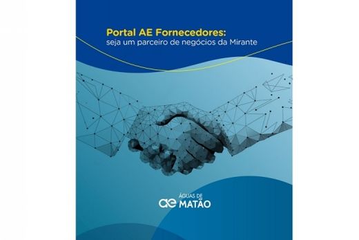 Portal AE Fornecedores: seja um parceiro da Águas de Matão