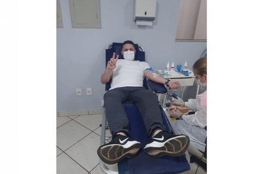 Lucas Morito afirma que "doar sangue é um gesto de solidariedade, de empatia"