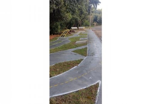 São 87 metros lineares. Pista foi construída pelo truckmodelista Beto Carvalho