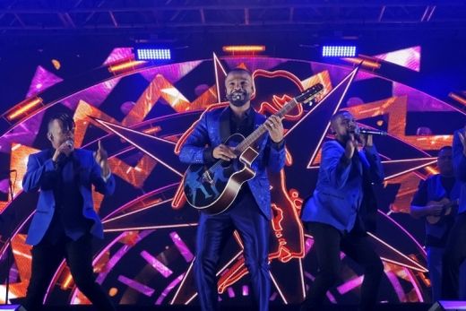 Alexandre Pires. Cantor se apresentou nesta quinta-feira (3), no Espaço de Eventos Villa Dorana