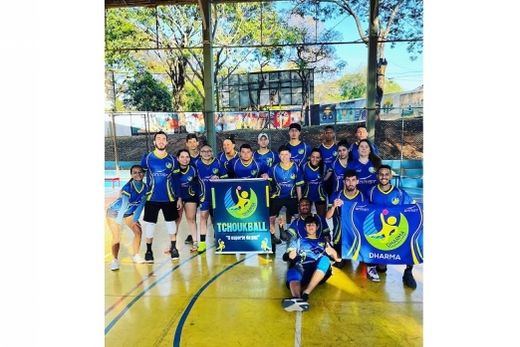 Equipe. Alguns dos jogadores da Dharma Tchoukball Matão, que terá três equipes na competição ? Masculina Open (Aberta), Feminina Adulta e Masculina Sub-18