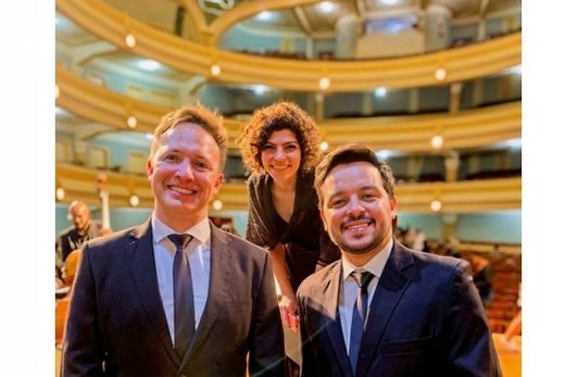 Ricardo Pereira, Larissa Morelhão e Danilo Gomez. Matonenses integram o elenco que apresenta a ópera 'Carmen' no Theatro Pedro II, em Ribeirão Preto