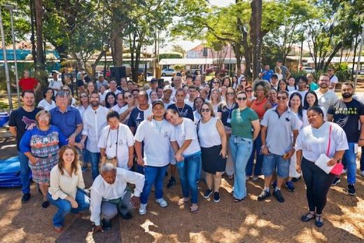 Na Praça Central. Evento contou com a participação do Caps II, Caps AD, Núcleo de Prevenção à Violência, Centro de Saúde Mental Infantil (Centrinho) o Ambulatório de Saúde Mental