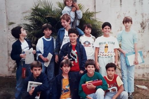 GALERIA DA CIDADE:  Grupo da catequese em 1987