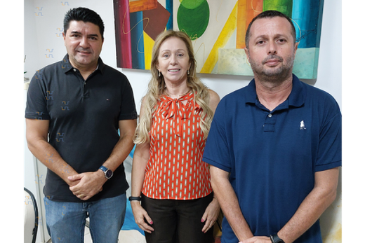 Claudio Almeida, Denise Minelli e David Robinson Colombo