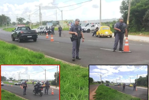 Megaoperação da PM. Operação de controle de via foi realizada na quinta-feira (11)