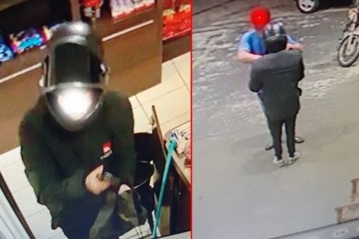 Roubo em posto de combustíveis. Dois assaltantes em uma moto levaram cerca de R$ 1.500,00