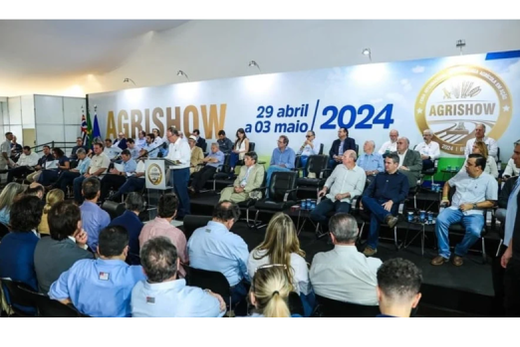 Cerimônia de abertura. 29ª edição da Agrishow foi aberta no domingo (28)