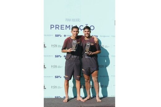 Vitor Sentanin e Kayck Fonseca. Dupla conquistou o título da primeira etapa do Campeonato Paulista, em Ribeirão Preto