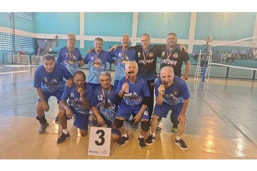 Vôlei Masculino B. Equipe ficou em 3º lugar na competição