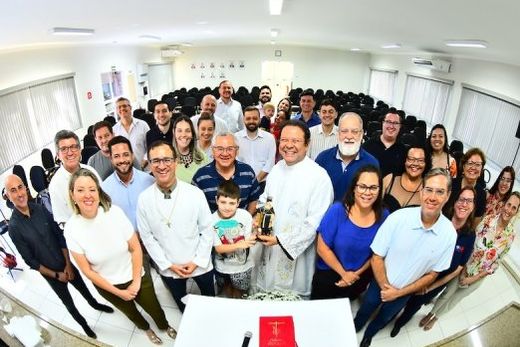 No auditório da OAB-Matão. Protagonistas da Missa de Santo Ivo e participantes do tradicional evento
