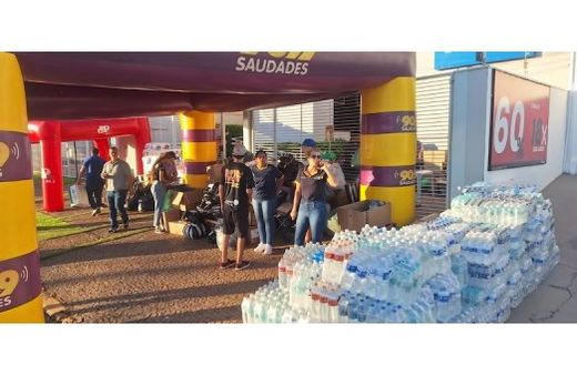 Pedágio defronte o Centro Paulista de Comunicação. Uma ampla frente humanitária se formou para ajudar pessoas que perderam tudo em decorrência das enchentes no Sul