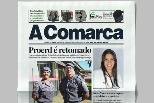 A Comarca. Entre os destaques: Proerd é retomado