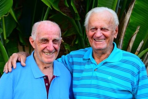 Marcilio e Antonio. Amigos serviram, respectivamente, ao 2º e 3º Esquadrões do 17º Regimento de Cavalaria, em Pirassununga