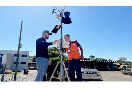 Estação Meteorológica. Informação de dados precisos do clima contribui com as tomadas de decisão da Defesa Civil