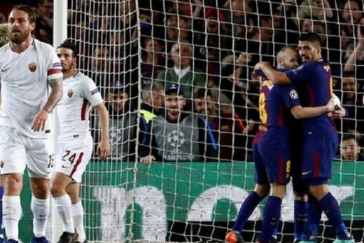 Barcelona goleia e fica perto da semifinal