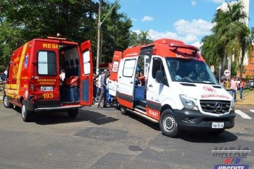 Grave acidente no centro de Matão