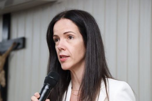 Talita Banhos Paula. Chefe do Cartório Eleitoral explanou sobre o sistema CANDex em seus aspectos gerais