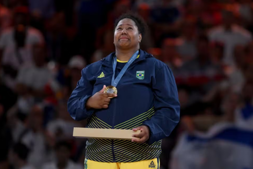 Beatriz Souza. Judoca é de Peruíbe, município do litoral de São Paulo
