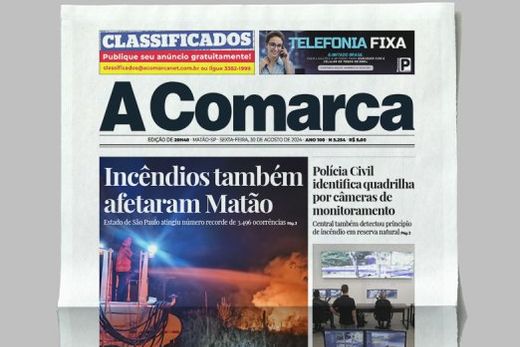A Comarca. Entre os destaques: Incêndios também afetaram Matão