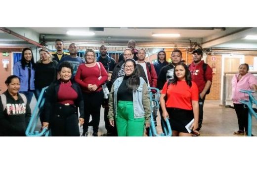 Na Escola 'Vereador Antonio Comar'. Com apoio das Polícias Militar e Civil, evento foi desenvolvido no contexto do Agosto Dourado