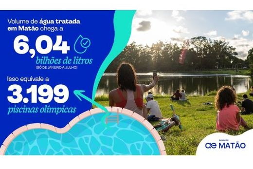 Volume de água tratada de janeiro a julho chega a 6,04 bilhões de litros