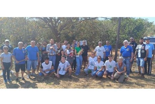 Na Área de Lazer do Parque Flamboyant. O 204º plantio do Matão+Verde foi realizado no último dia 31