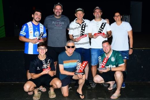 Premiação. A dupla campeã foi Régis de Souza e Nivaldo Bagarolo; a vice-campeã, Róbson da Silva e Valentin Daniel; e a terceira colocada, Luam de Oliveira e Leonardo Manzini