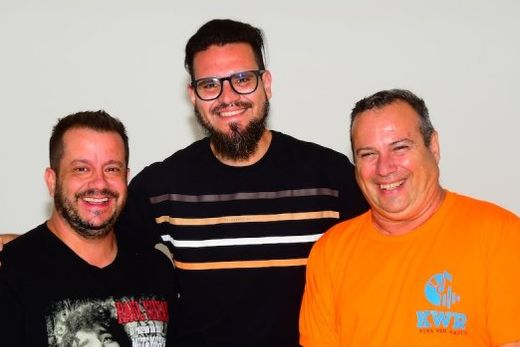 Cacá, Duzão e Kuka. Protagonistas e fundador da Kuka Web Rádio, no ar desde o dia 27 de setembro de 2022