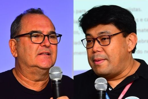 Toninho Giannini e Elton Yokomizo. Parceiros, Sincomércio e Sebrae esperam ter o mesmo sucesso obtido na primeira turma do curso 'Seja uma liderança em vendas'