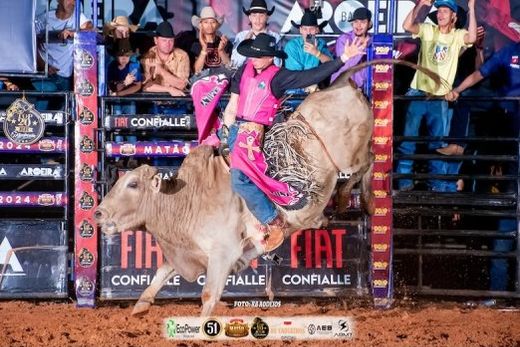 O cam'peão'. Edson Benassi venceu a final das montarias em touros da 17ª Etapa do 'Circuito Top 20 RR EcoPower' e subiu no alto do pódio