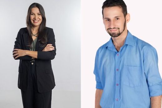 Sônia Moura e Alexandre de Cinque