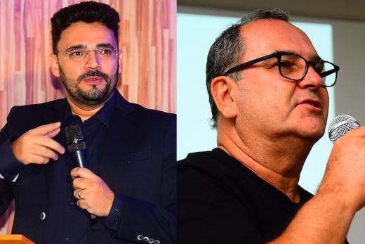Marcela da Silva e Toninho Giannini. Presidentes da ACE e do Sincomércio anunciam a nova campanha