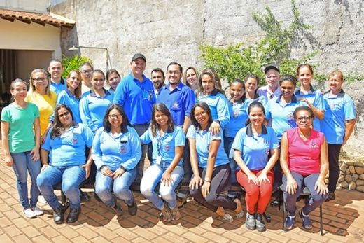 Umas das equipes: No total, Departamento Municipal conta com 33 pessoas para atuar no município