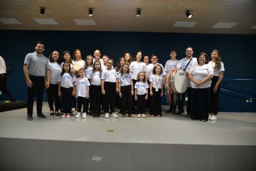 Intercâmbio. Integrantes dos Coros Infantil e Infantojuvenil da Escola Danilo Gomez se apresentaram junto a outros grupos de Ribeirão Preto
