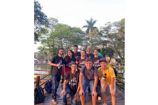 Integrantes do Grupo de Jovens Discípulos e Missionários. Evento tem a parceria da Comunidade Alpha e Ômega