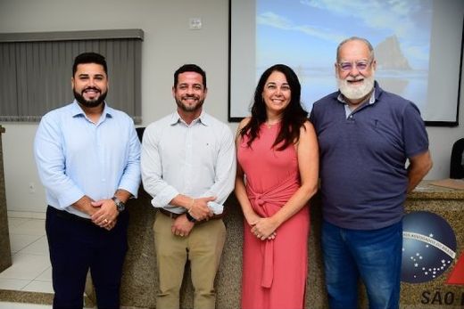 A Chapa 1. Geovanni dos Santos, Fábio Alberto, Fabiana Pires e Paulo Bernardi (Márcia Sobrinho estava ausente)