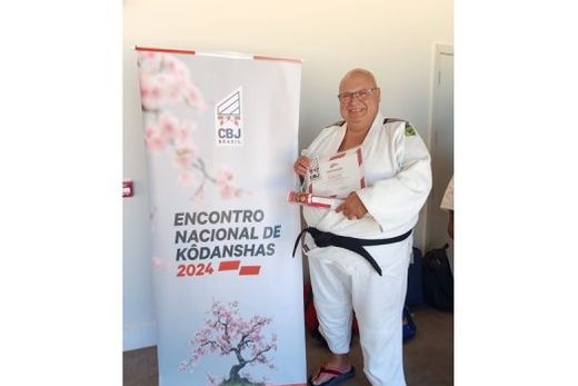 Gílson de Vito. Professor-técnico recebeu a nova graduação no 'Encontro Nacional de Kodanhas'