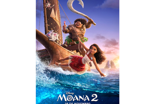 'Moana 2' continua em cartaz