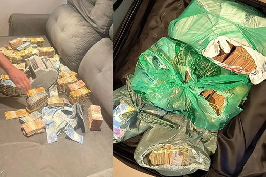Cerca de R$ 500 mil foram apreendidos em Ribeirão Preto