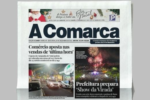 A Comarca. Entre os destaques: Comércio aposta nas vendas de 'última hora'