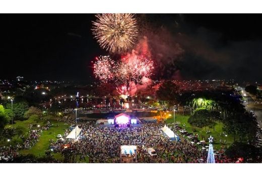 'Show da Virada'. Queima de fogos coloridos (sem estampido) promete encantar o público por volta da meia-noite