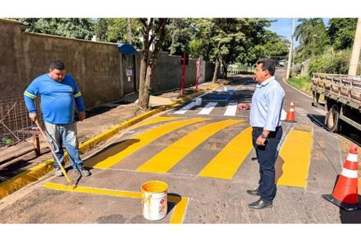 O prefeito interino Diego Mingorance tem acompanhado a execução dos serviços de manutenção e zeladoria no município