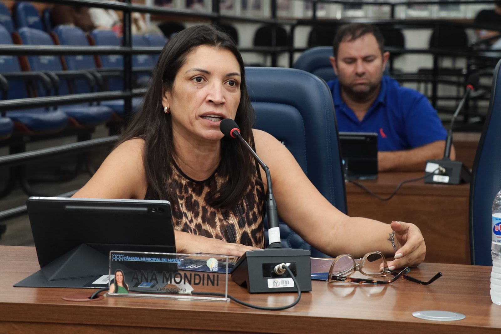Ana Mondini. "Eu vivo falando, pedindo isso, porque existem unidades de saúde que ainda desconhecem essa lei"