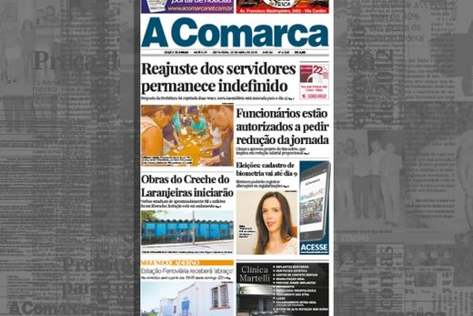 Jornal A Comarca já está nas bancas