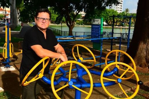 O secretário José Orlando Mingossi. "Uma grande vontade nossa é a ampliação da quantidade de Academias ao Ar Livre"