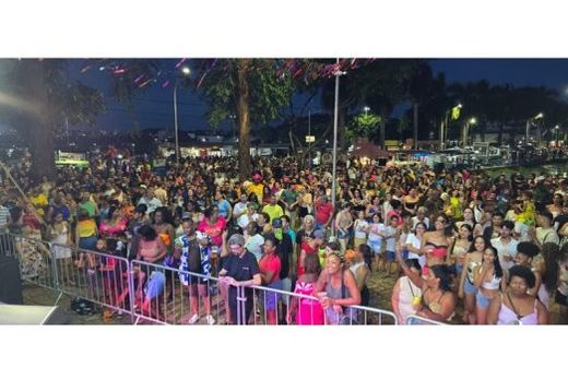 No Parque Ecológico. Evento reuniu centenas de foliões no domingo (23)