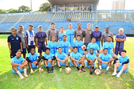 O reduzido elenco da Matonense em 2025. Foram 14 derrotas (duas por WO) e um empate, 13 gols marcados e 42 sofridos