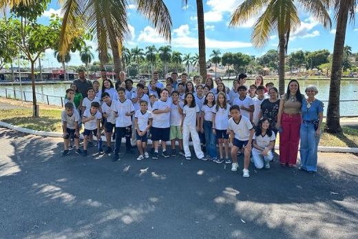 Parceria. A Secretaria de Educação e Cultura e a Secretaria de Meio Ambiente e Desenvolvimento Sustentável promoveram visitas ao lago do Parque Ecológico