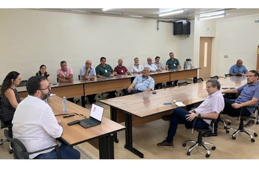 Reunião. Superintendente do Ipem-SP, Marcos Heleno Guerson de Oliveira Junior, discutiu ações conjuntas em apoio ao setor produtivo